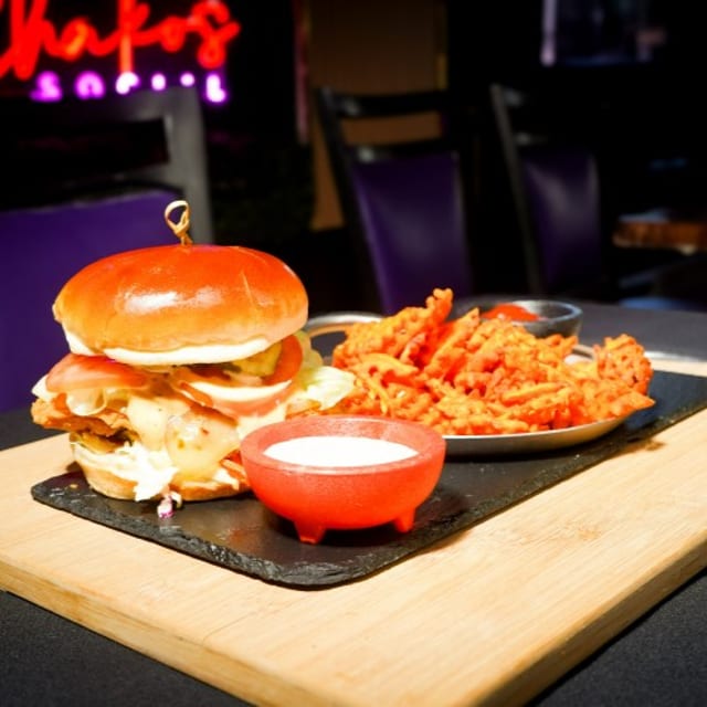 Crispy Chicken Sandwich & Fries.