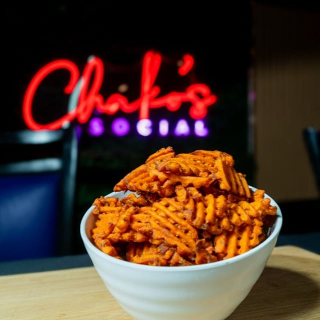 Sweet Potato Waffle Fries.